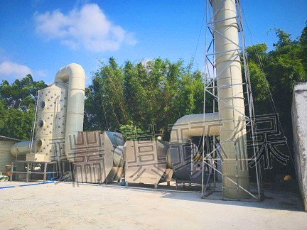 佛山瑞淇环保治理工业喷漆废气例案